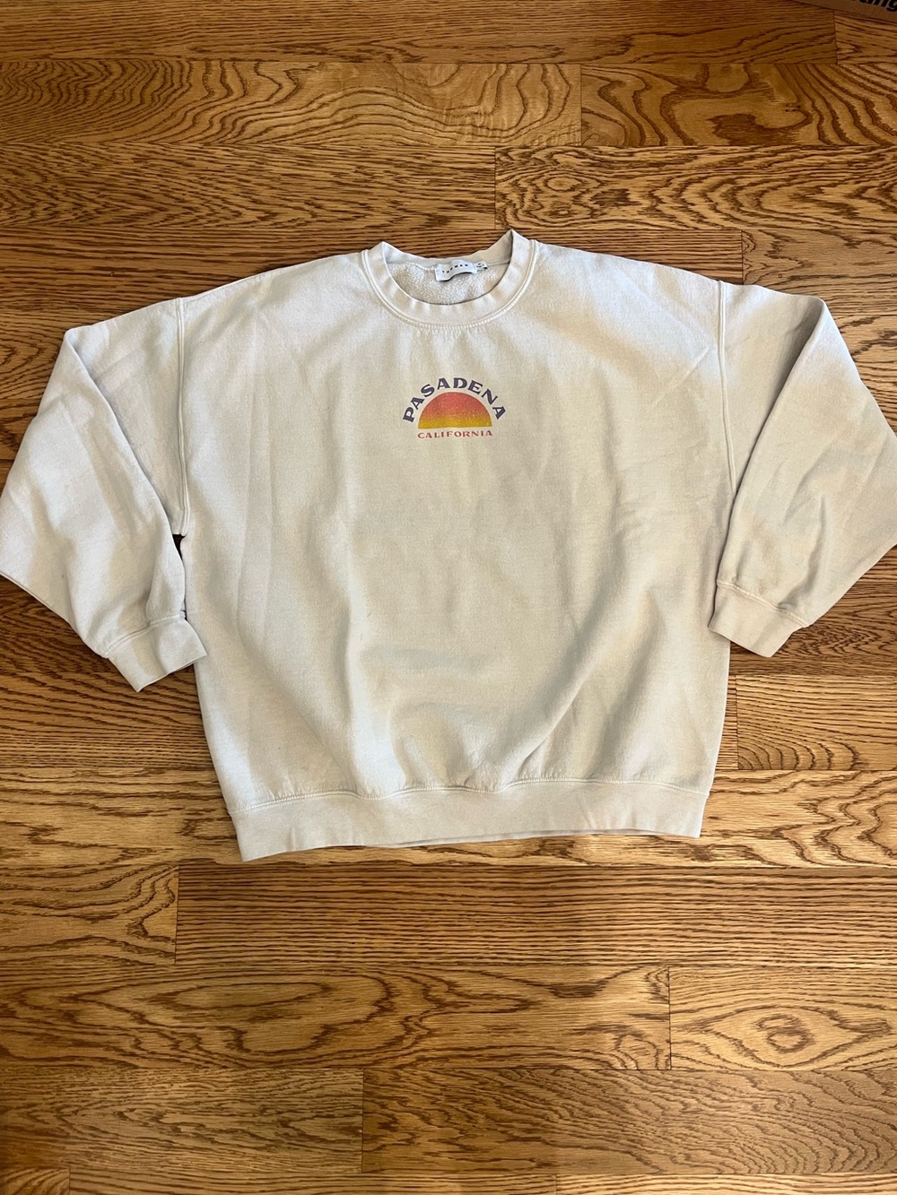 Topman Crewneck Graphic Sweatshirt Medium